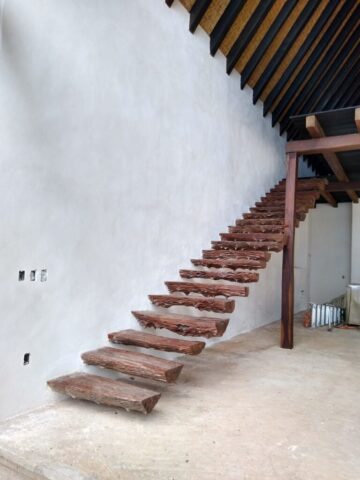 Casa Avalon Troncones stairway to loft