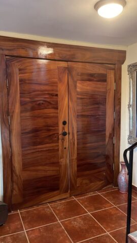 Double door main entrance